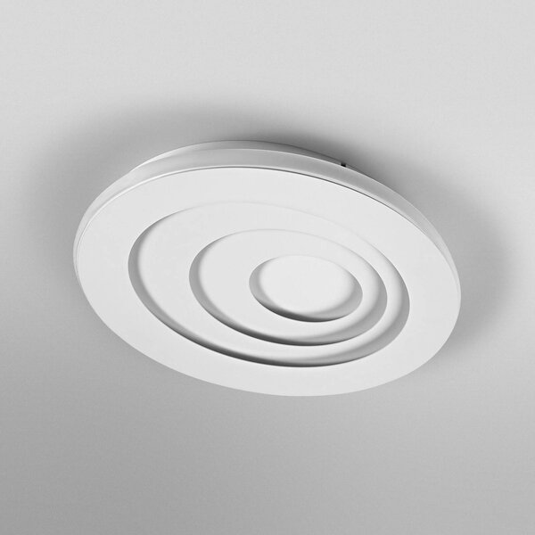 OSRAM Plafoniera a LED ORBIS SPIRAL OVAL, Bianco / Opale, Soggiorno / Sala da pranzo, Metallo, Moderno, Plafoniera LED