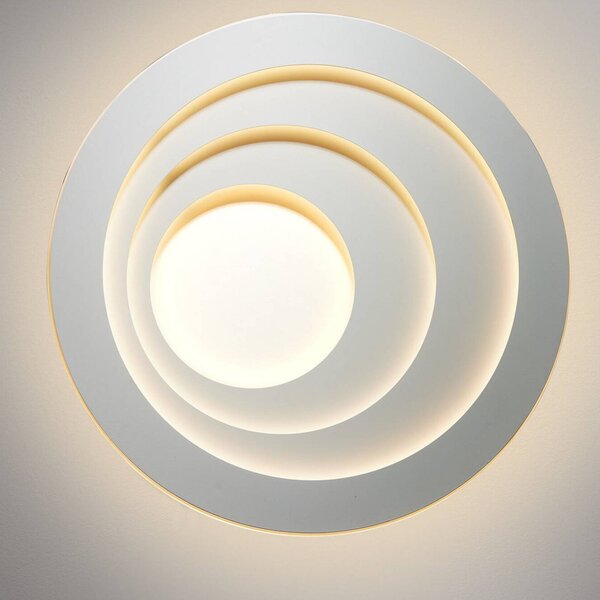 OSRAM Plafoniera a LED ORBIS SPIRAL ROUND, Bianco / Opale, Soggiorno / Sala da pranzo, Metallo, Moderno, Plafoniera LED