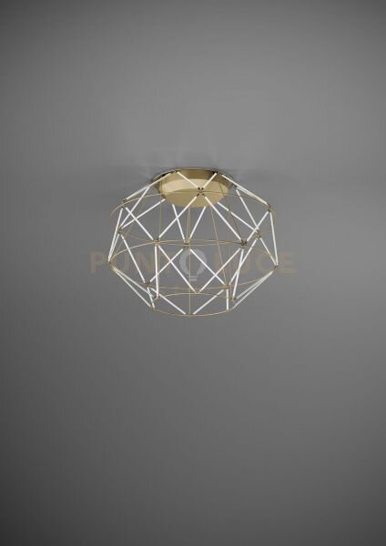 Euclide lampada da soffitto d.56cm a led 2700k 4593lm 62w colore oro