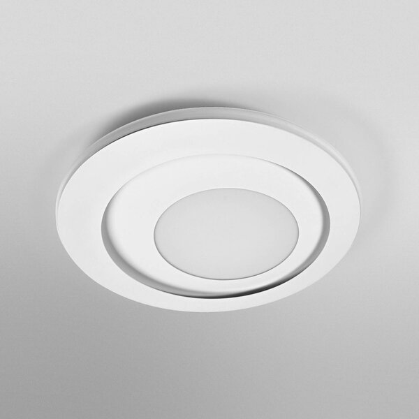 OSRAM Plafoniera a LED ORBIS SPIRAL ROUND, Bianco / Opale, Soggiorno / Sala da pranzo, Metallo, Moderno, Plafoniera LED
