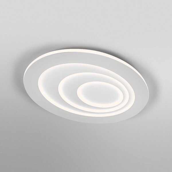 OSRAM Plafoniera a LED ORBIS SPIRAL OVAL, Bianco / Opale, Soggiorno / Sala da pranzo, Metallo, Moderno, Plafoniera LED