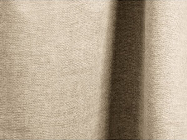 Divano angolare componibile beige (con penisola a destra/con chaise lounge) con rivestimento in velluto Martina – Micadoni