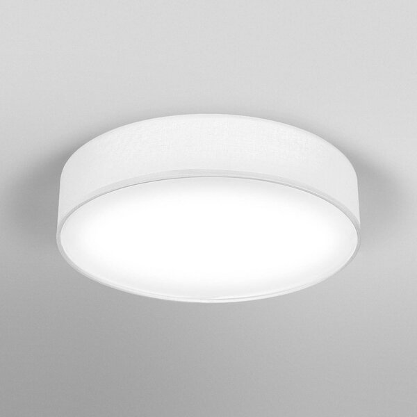 OSRAM Plafoniera soffitto ORBIS PARIS, dimmerabile, Bianco / Opale, Soggiorno / Sala da pranzo, Tessuto / Stoffa / Seta, Moderno, Plafoniera