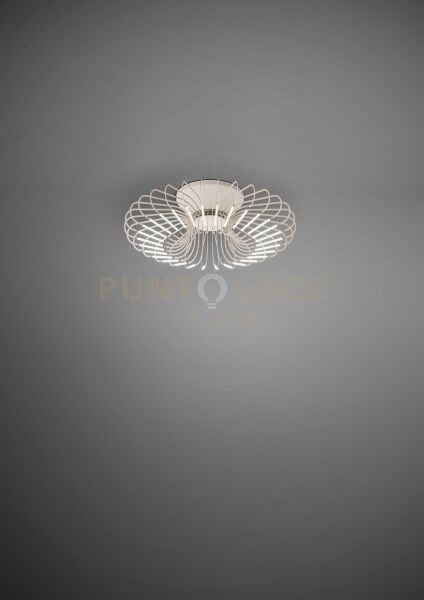 Filo lampada da soffitto diametro 50cm cipria opaco a led 2700k 24