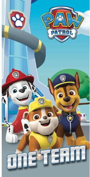 Asciugamano per bambini in cotone 70x140 cm Paw Patrol – Jerry Fabrics