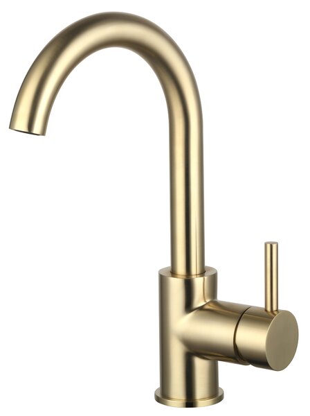 BB ColdOpen Miscelatore monocomando per lavabo, oro spazzolato
