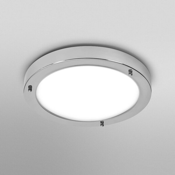 OSRAM Plafoniera BATHROOM, dimmerabile, Cromo / Argento, Bagno, Metallo, Moderno, Plafoniera