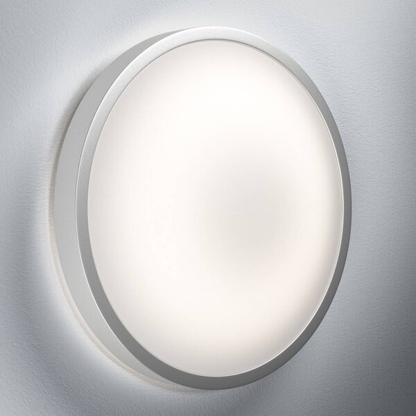 OSRAM Plafoniera a LED ORBIS, dimmerabile, Bianco / Opale, Soggiorno / Sala da pranzo, Alluminio, Moderno, Plafoniera LED