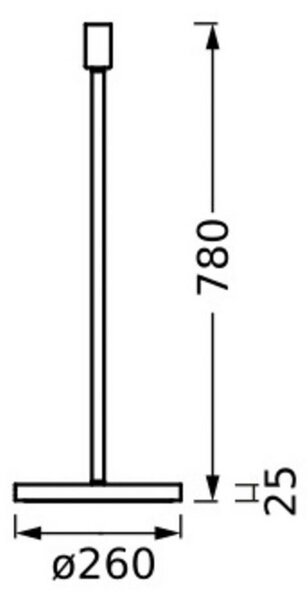 OSRAM Lampada da terra DECOR STICK, Alluminio / Grigio / Zincato, Soggiorno / Sala da pranzo, Metallo, Moderno, Lampada da terra