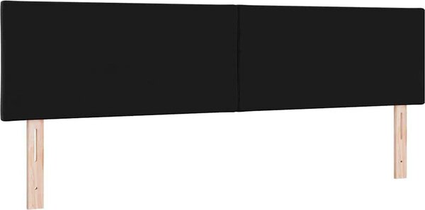 Testiera Nero 180 cm Velluto