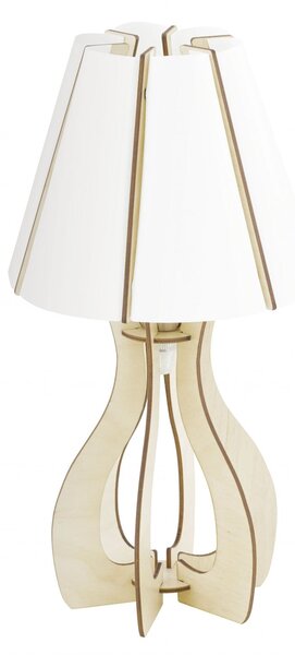 EGLO Cossano, Colore legno d'acero, Bianco, Plastica, Legno, Camera da letto, Soggiorno, IP20, II, ENEC