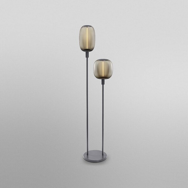 OSRAM Lampada da terra DECOR STICK, Alluminio / Grigio / Zincato, Soggiorno / Sala da pranzo, Metallo, Moderno, Lampada da terra