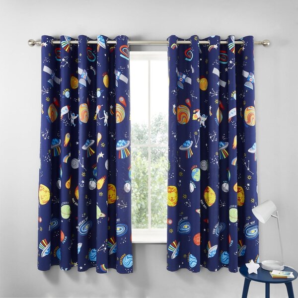 Tenda per bambini 2 pezzi 168x183 cm Lost In Space - Catherine Lansfield