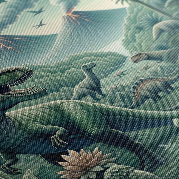 Quadro su tela – Mondo selvaggio dei dinosauri