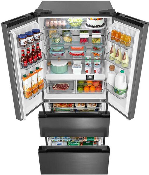 MIDEA Frigorifero Americano Side by Side Capacit 516 Litri Classe energetica E Raffreddamento No Frost colore Inox - MDRF692FIE46