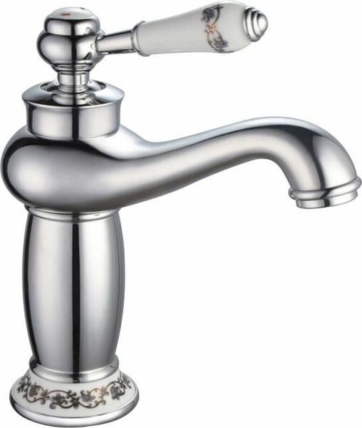 Miscelatore monocomando rousseau metallo marmorizzato acciaio inox ottone
