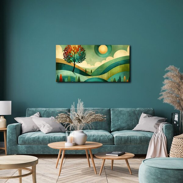 Quadro su tela – Paesaggio in tonalità naturali