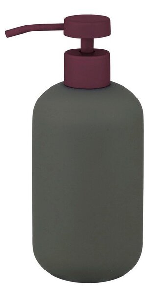 Dispenser per sapone verde scuro in ceramica 120 ml Lotus Play – Mette Ditmer Denmark