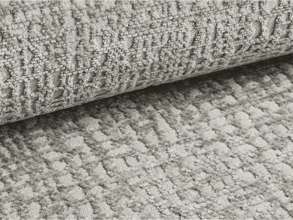 Divano grigio chiaro allungabile/con contenitore 238 cm Kalena – Makamii