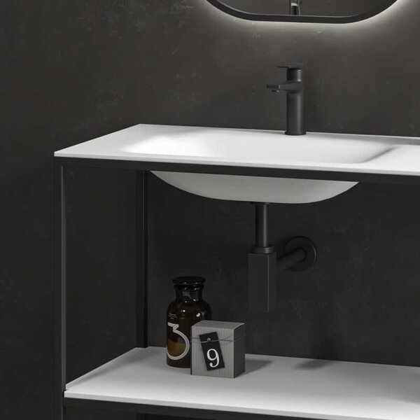 Mobile bagno metallico a terra 155 cm NET-155 - KAMALU