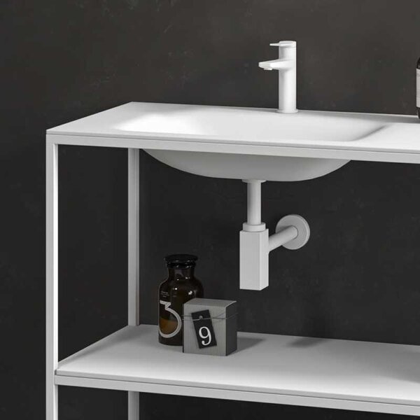 Mobile bagno metallico a terra 155 cm NET-155 - KAMALU