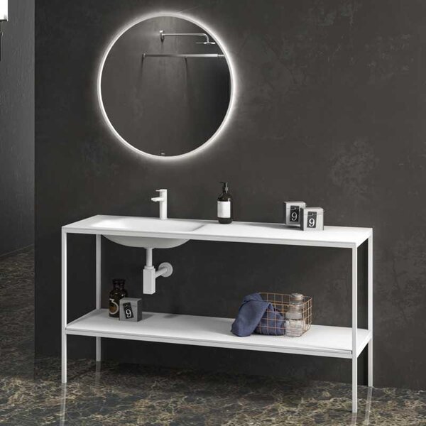 Mobile bagno metallico a terra 155 cm NET-155 - KAMALU