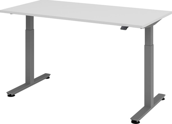 Scrivania elettrica bümö XMST - Dimensioni: 160 x 80 cm, struttura: grafite, decorazione: grigio