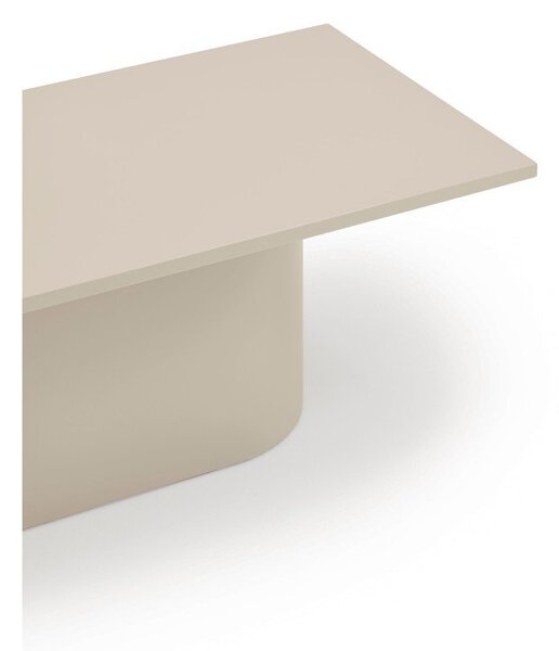 Tavolino da salotto color crema 50x111 cm Totem – Teulat