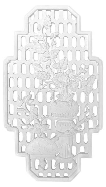 Pannello decorativo in PU, dimensioni 80x45 cm, con rilievo – leggero e resistente agli urti, modello K404