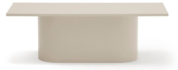 Tavolino da salotto color crema 50x111 cm Totem – Teulat