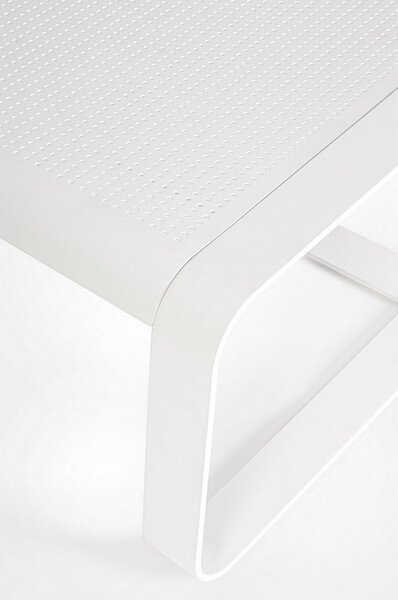 Tavolino da giardino in alluminio 62x105 cm Merrigan – Bizzotto