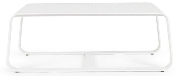 Tavolino da giardino in alluminio 62x105 cm Merrigan – Bizzotto