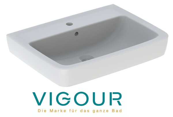 VIGOUR Clivia lavabo angolare 65 x 48 cm, bianco