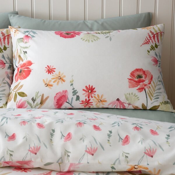 Biancheria crema per letto matrimoniale 200x200 cm Ella Poppy - Catherine Lansfield