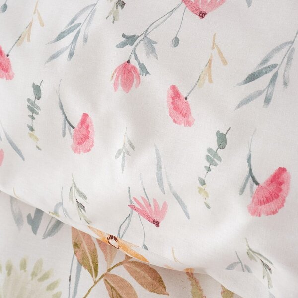 Biancheria crema per letto matrimoniale 200x200 cm Ella Poppy - Catherine Lansfield