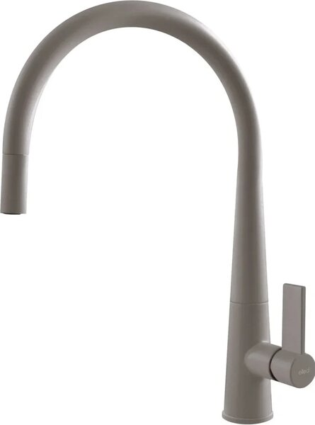 ELLECI Rubinetto Cucina Miscelatore con Doccetta Estraibile Monocomando Girevole colore Tortora - MGKATP43 Athena Plus