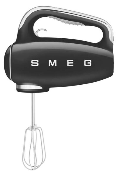Smeg Sbattitore Elettrico Mixer Potenza 250 Watt con 9 Velocit + Funzione Turbo colore Nero Lucido - HMF01BLEU 50's Style