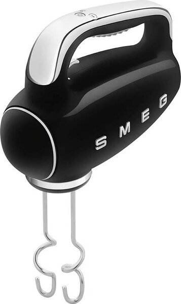 Smeg Sbattitore Elettrico Mixer Potenza 250 Watt con 9 Velocit + Funzione Turbo colore Nero Lucido - HMF01BLEU 50's Style