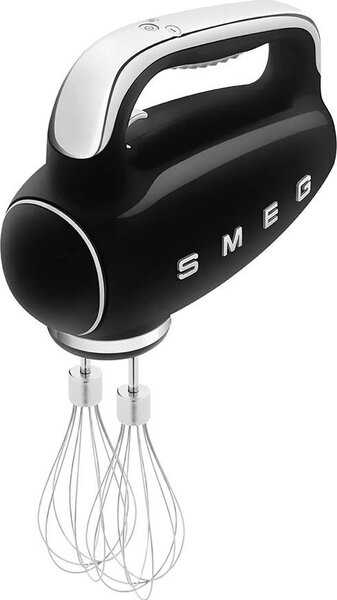 Smeg Sbattitore Elettrico Mixer Potenza 250 Watt con 9 Velocit + Funzione Turbo colore Nero Lucido - HMF01BLEU 50's Style
