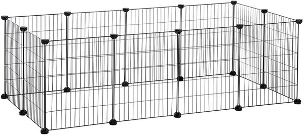 Recinto Per Animali - Leobert - Nero - 143 X 73 X 46 Cm
