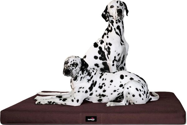 Tierlando® Materasso ortopedico per cani ALICE VISCO Tappeto per cani Letto per cani S - XXL - Dimensioni: 80x60cm | Colore: 01 Brown