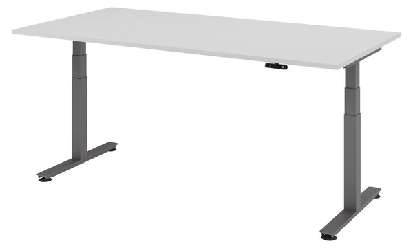 Scrivania elettrica bümö XDSM - Struttura: grafite, finitura: grigio, dimensioni: 200 x 100 cm