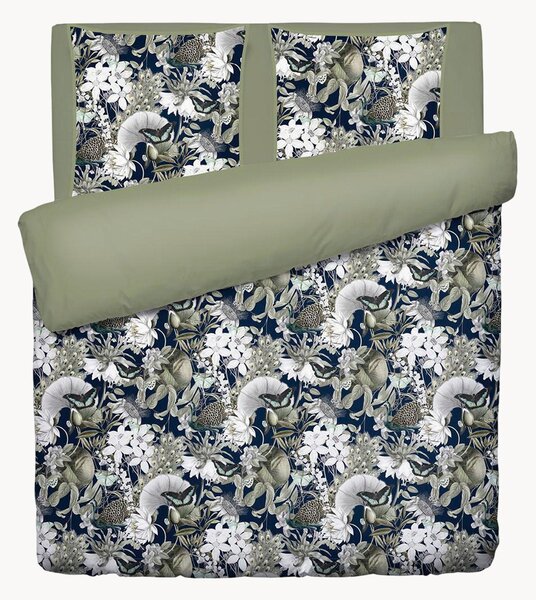Set lenzuola in raso di cotone Jardin Orné, varie misure
