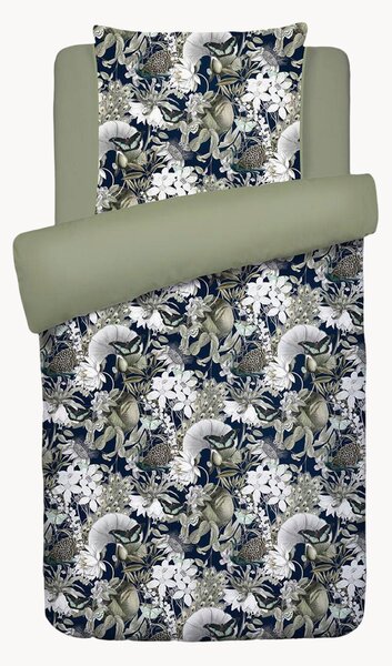 Set lenzuola in raso di cotone Jardin Orné, varie misure