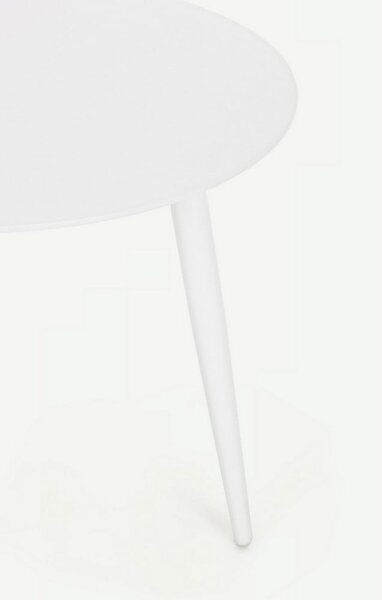 Tavolino da giardino rotondo in alluminio ø 50 cm Ridley – Bizzotto