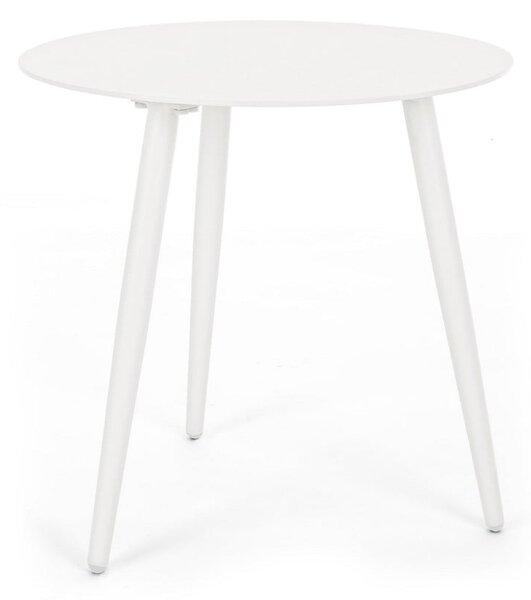 Tavolino da giardino rotondo in alluminio ø 50 cm Ridley – Bizzotto