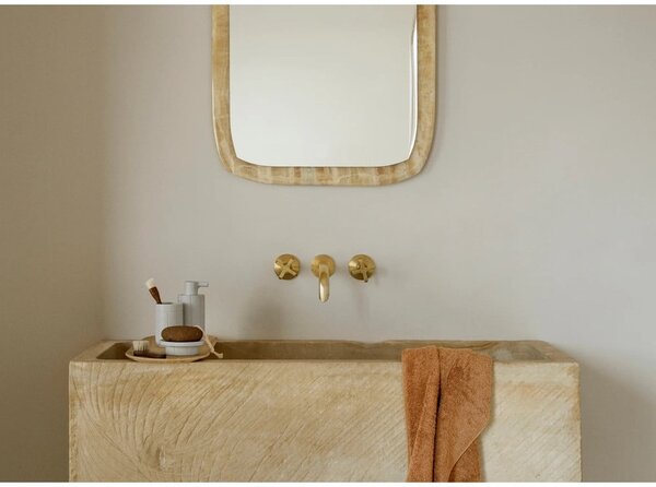 Portaspazzolino color crema in poliresina Kua – Blomus