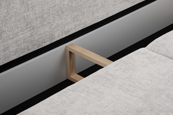 Divano grigio chiaro 240 cm Matera - Cosmopolitan Design