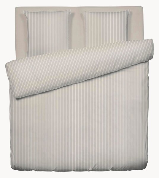 Set lenzuola in raso di cotone Rayures Élégantes, varie misure