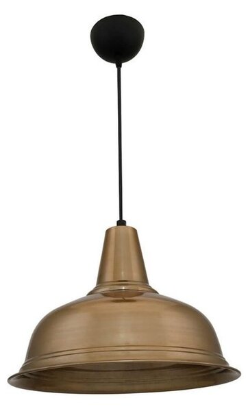 Lampada a sospensione Tampa con diffusore bronzo